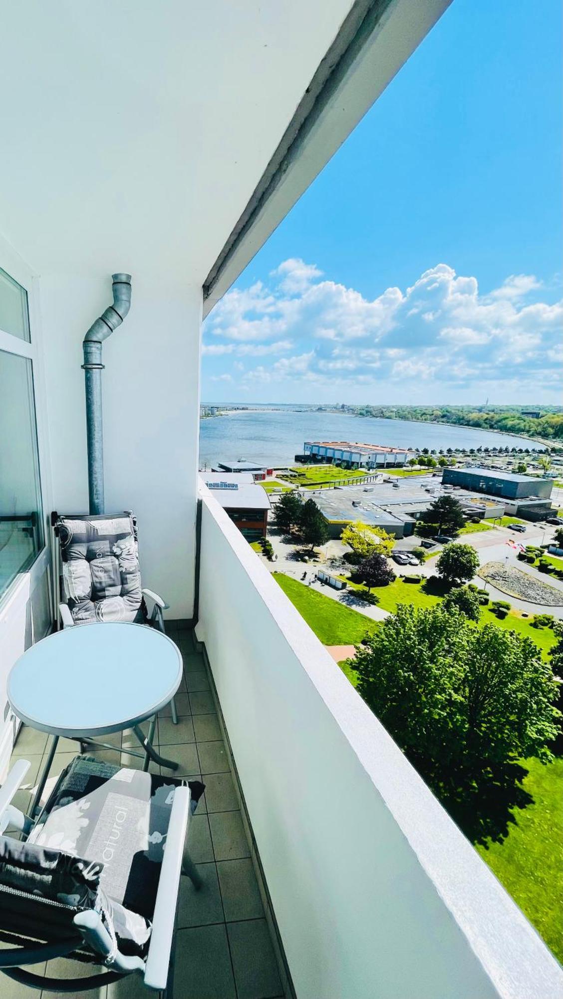 Phänomenaler Ausblick auf Binnen- und Ostsee Heiligenhafen Exterior foto